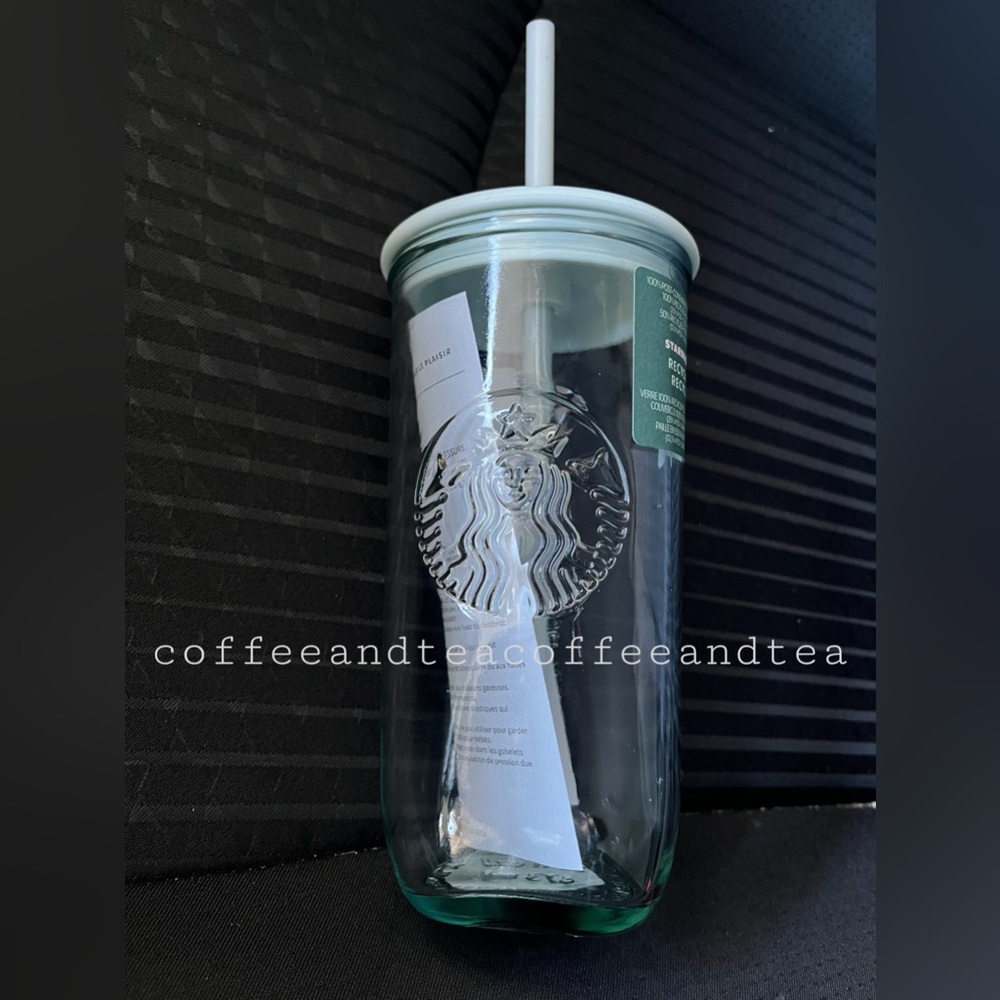 NWT Starbucks 2023 Recycled Core Mint Glass Grande Cold Cup Tumbler